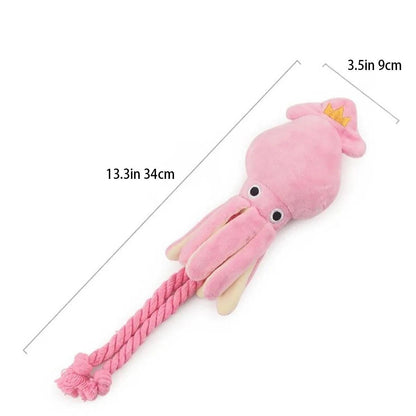 Bite-Resistant Octopus Pet Toy