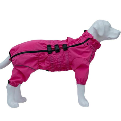 Waterproof 4-Legged Dog Raincoat