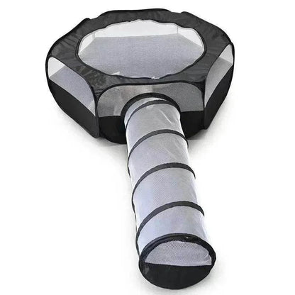 Foldable Cat Tunnel SetDescription:

Transform your cat's playtime with this foldable two-piece tunnel set. Perfect for curious cats and small pets, offering hours of entertainment and comRegal Pet PalaceRegal Pet PalaceFoldable Cat Tunnel