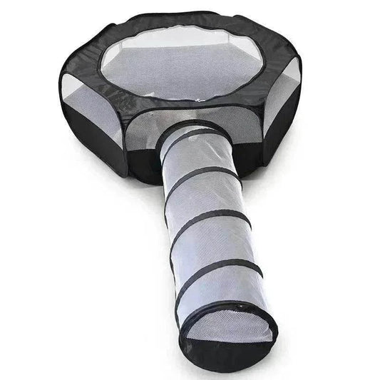 Foldable Cat Tunnel SetDescription:

Transform your cat's playtime with this foldable two-piece tunnel set. Perfect for curious cats and small pets, offering hours of entertainment and comRegal Pet PalaceRegal Pet PalaceFoldable Cat Tunnel