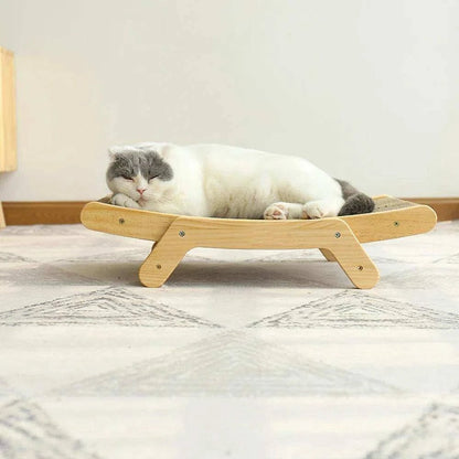 3-in-1 Cat Scratcher BedDescription:
Give your cat the ultimate comfort and play space! This durable wooden-frame scratcher doubles as a cozy bed and claw care station—keeping them happy anRegal Pet PalaceRegal Pet Palace3-in-1 Cat Scratcher