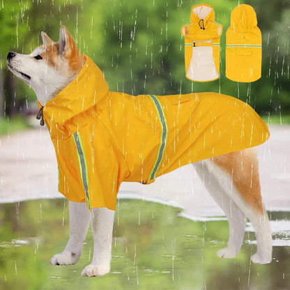 Reflective Cape Dog Raincoat