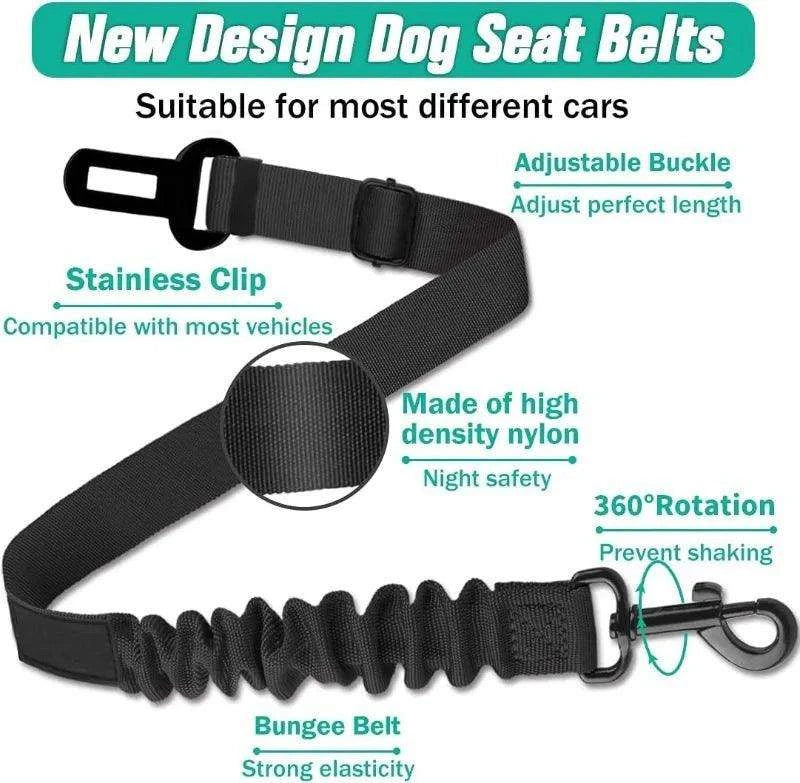Adjustable Dog Car Seat BeltDescription:

Ensure your dog’s safety during every car ride. This durable nylon car seat belt features a retractable design, offering a secure, comfortable, and elaRegal Pet PalaceRegal Pet PalaceDog Car Seat