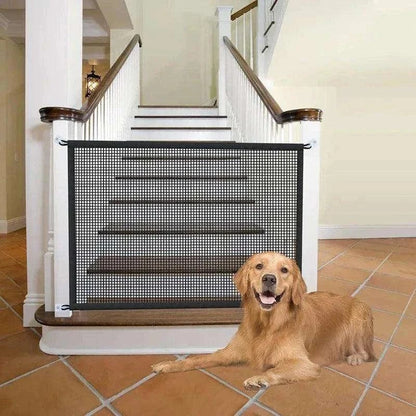 Foldable Mesh Pet GateDescription:

Keep your pet safe without sacrificing space! This breathable mesh barrier is perfect for blocking stairs, doorways, or rooms, creating a secure and coRegal Pet PalaceRegal Pet PalaceFoldable Mesh