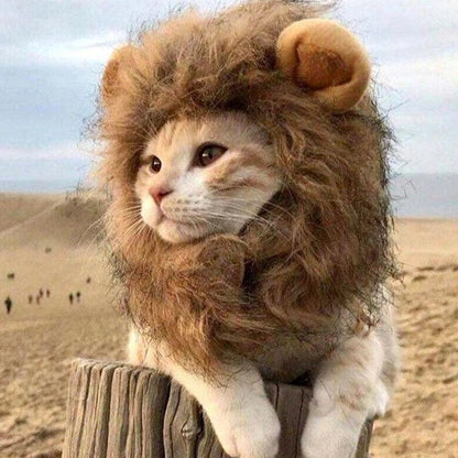 Lion Mane Wig for Pets