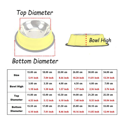 Personalized Pet Stainless Steel Bowl