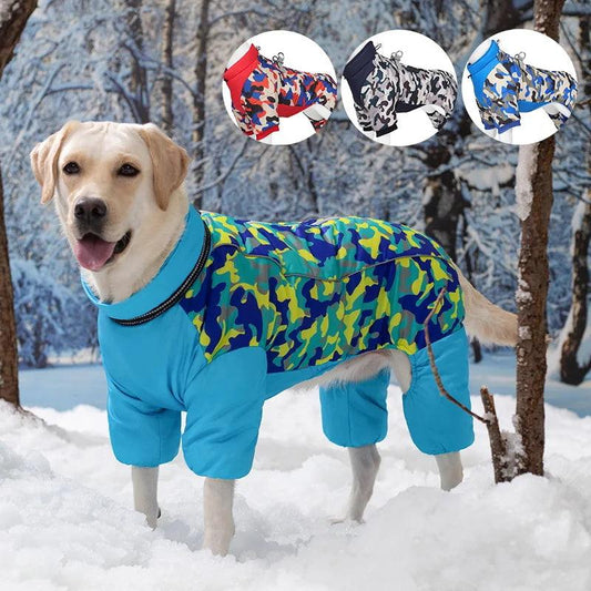 Large Dog Winter Jumpsuit