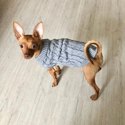 Warm Knitted Sweater for Dogs
