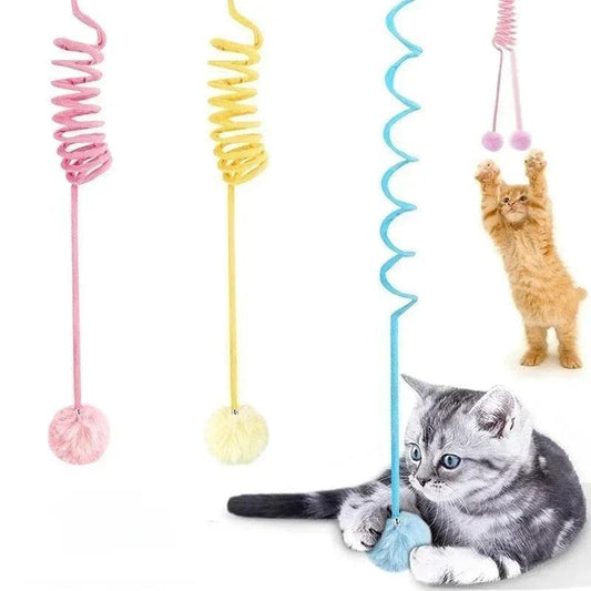 Interactive Cat Spring Rope Toy