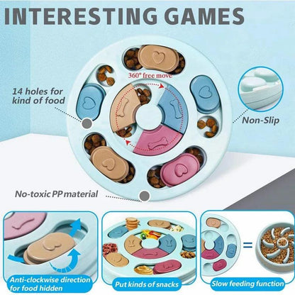 Interactive Slow Feeder Toy
