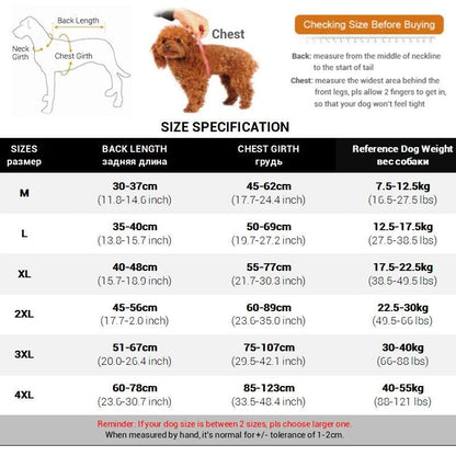 All-Weather Dog Raincoat Suit