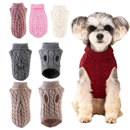 Warm Knitted Sweater for Dogs