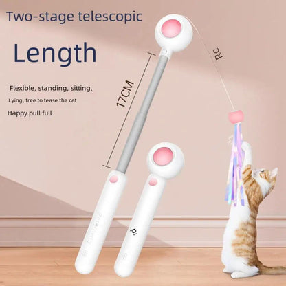 Gravity Cat Wand Toy
