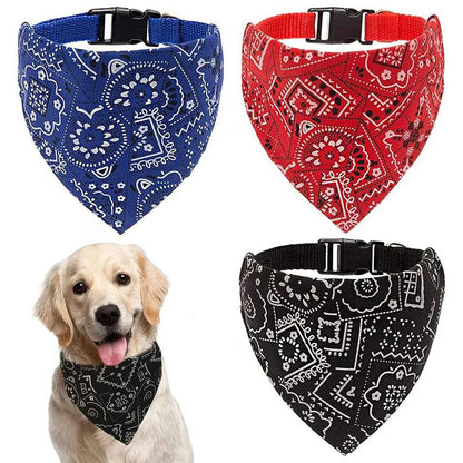 Adjustable Dog Bandana Collar