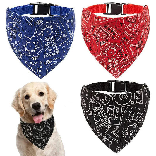 Adjustable Dog Bandana Collar