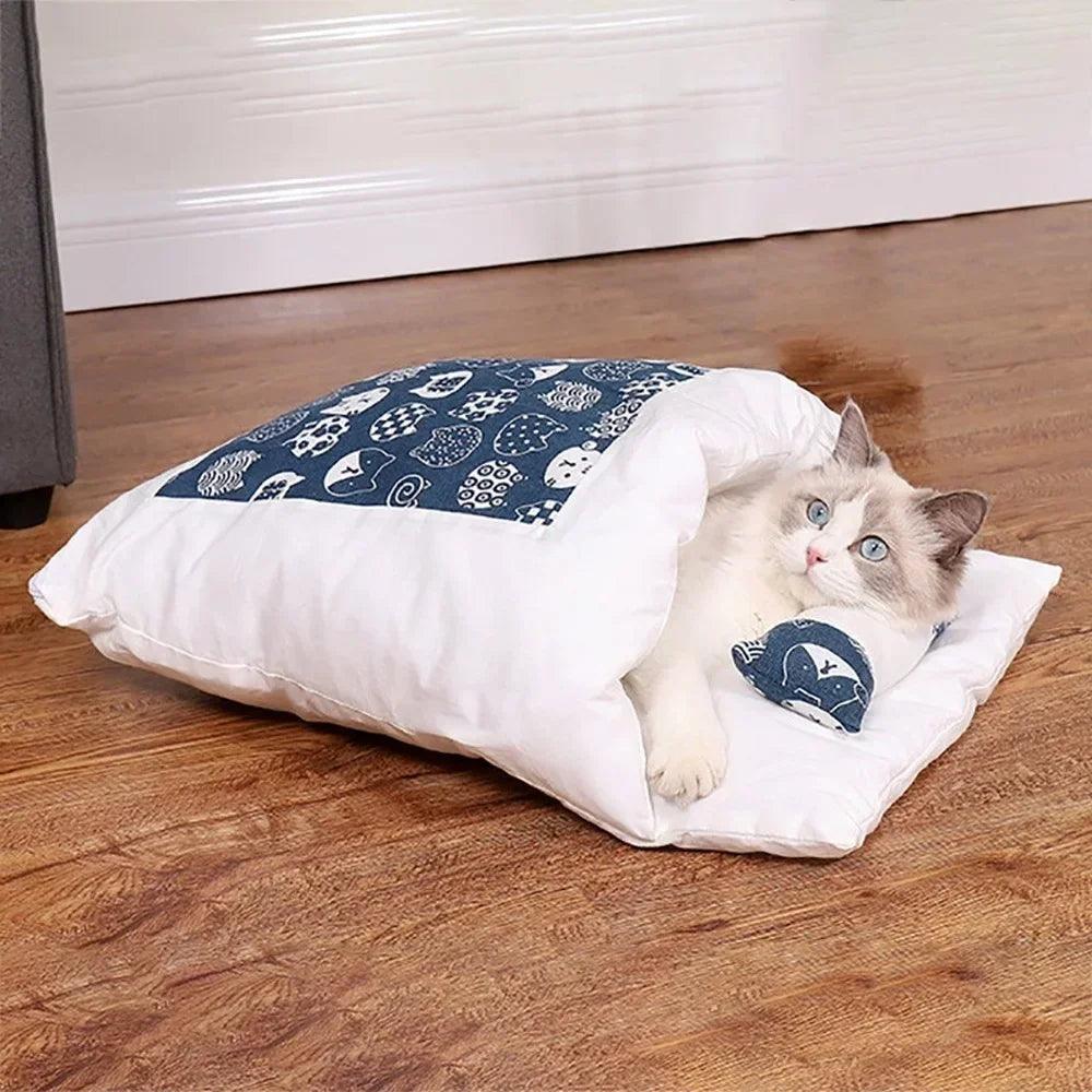 Cozy Japanese Cat Bed