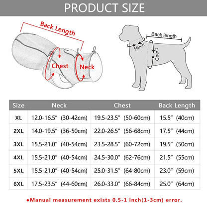 Waterproof Large Dog Raincoat