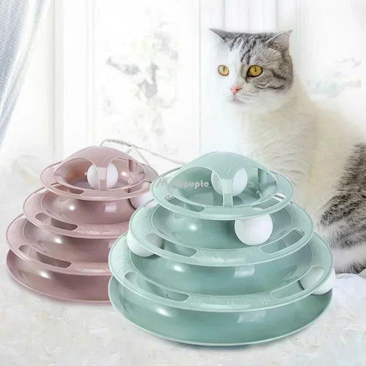 Interactive Cat Toy Tower