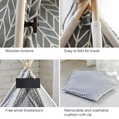 Portable Pet Teepee Bed
