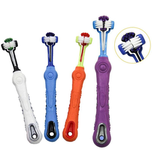 3-Sided Pet Toothbrush