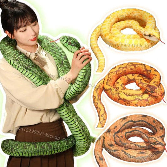 Realistic Plush Snake Toy