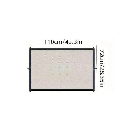 Foldable Pet Safety GateDescription:

Keep your pet safe while protecting your home! This breathable mesh barrier is perfect for blocking stairs, doorways, and other areas to create a securRegal Pet PalaceRegal Pet PalaceFoldable Pet Safety