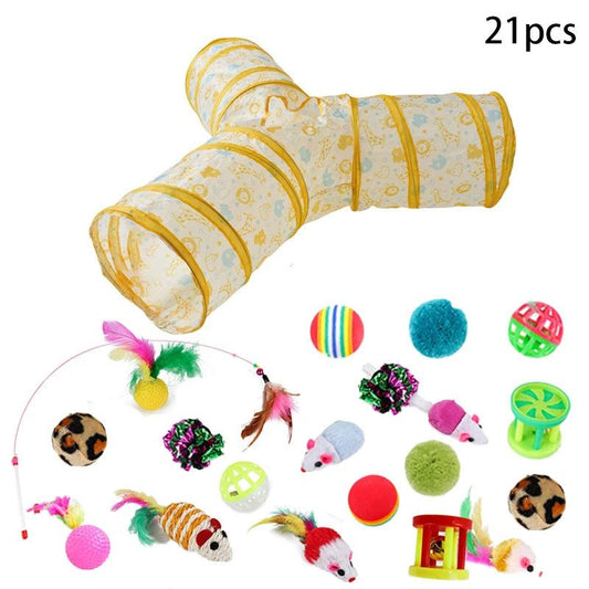 Crinkle Cat Tunnel Toy