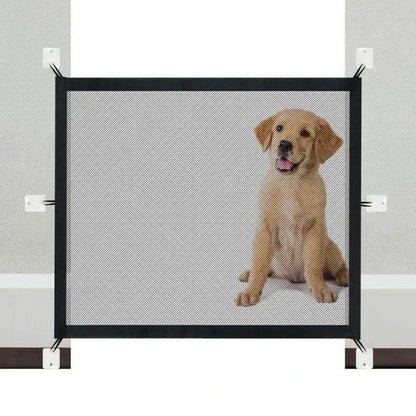 Foldable Mesh Pet GateDescription:

Keep your pet safe without sacrificing space! This breathable mesh barrier is perfect for blocking stairs, doorways, or rooms, creating a secure and coRegal Pet PalaceRegal Pet PalaceFoldable Mesh