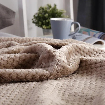 Cozy Coral Fleece Blanket
