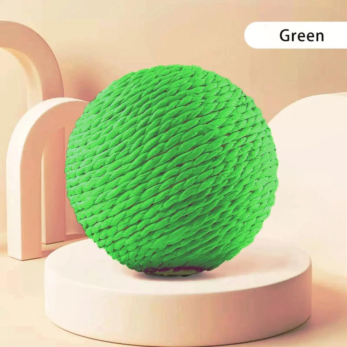 Interactive Sisal Cat Ball