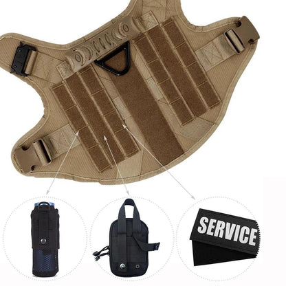 Tactical Dog Harness Set