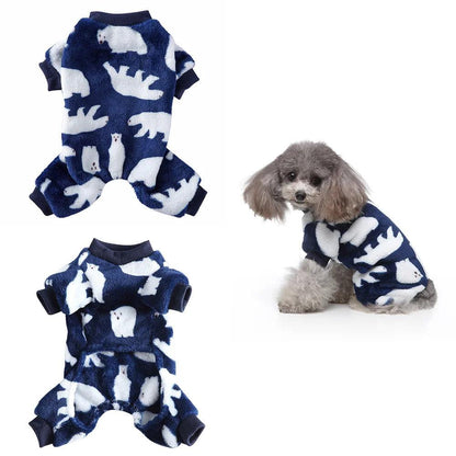 Halloween Dog Winter Pajamas