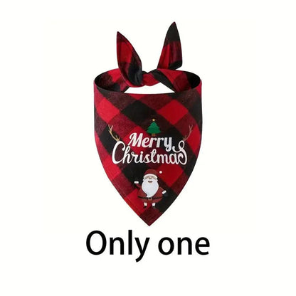 Christmas Dog Bandana Scarf