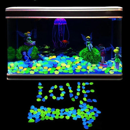 Luminous Glowing Aquarium Pebbles