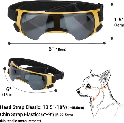 UV Dog Sunglasses for Small Breeds