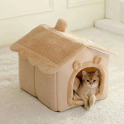 Foldable Pet House SofaDescription:

Give your pet a cozy home with this foldable, washable pet house. Ideal for small dogs and cats, it offers comfort, warmth, and style in one portable dRegal Pet PalaceRegal Pet PalaceFoldable Pet House
