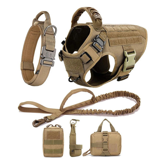 Tactical Dog Harness Set