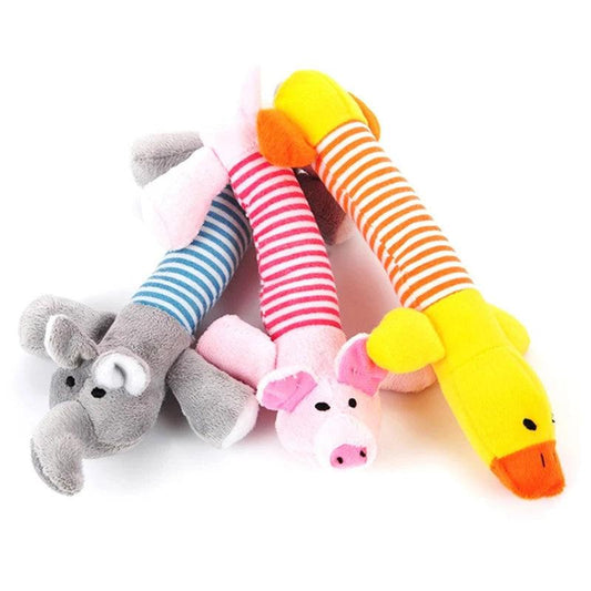 Squeaky Plush Chew Toy
