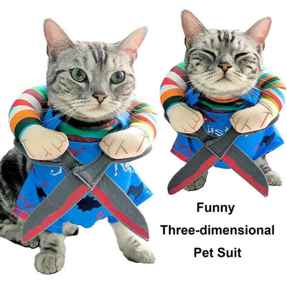 Funny Scissor Halloween Cat Costume