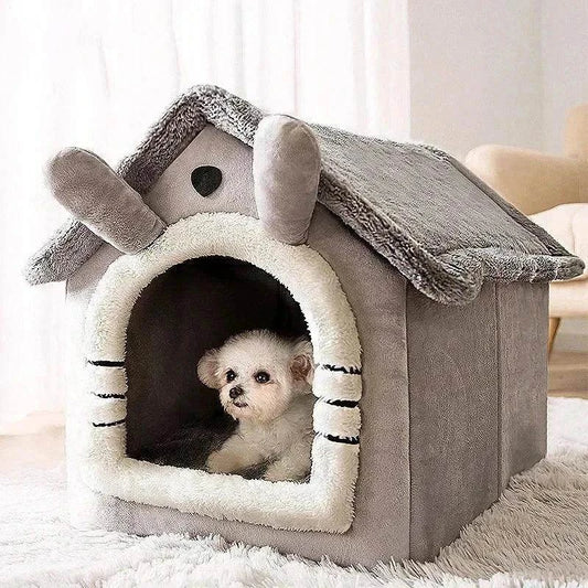 Folding Pet House & MattressDescription:

Give your pet a cozy retreat with this foldable house, designed for warmth and comfort during chilly winter months. Perfect for small to medium dogs anRegal Pet PalaceRegal Pet PalaceFolding Pet House
