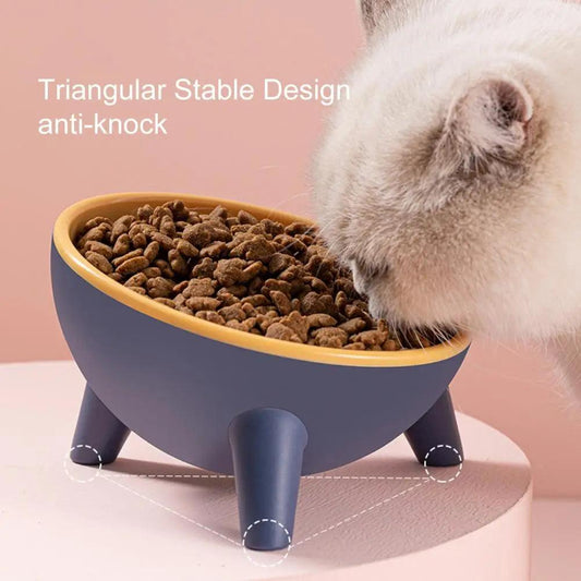 Tilted Cat Food Bowl