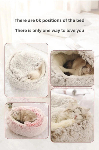 Cozy Plush Cat Nest