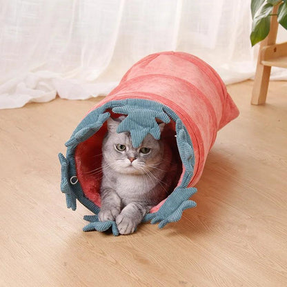 Collapsible Cat Tunnel Bed