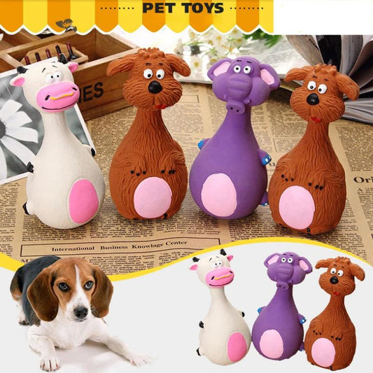 Cartoon Squeaky Dog Chew Toy