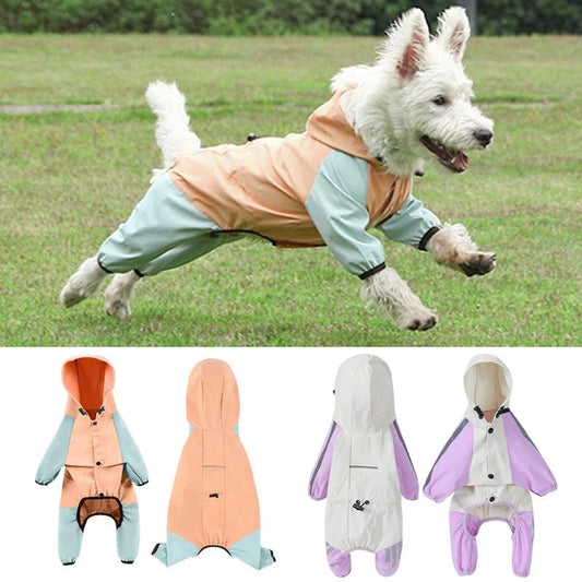 Waterproof Puppy Raincoat Jumpsuit
