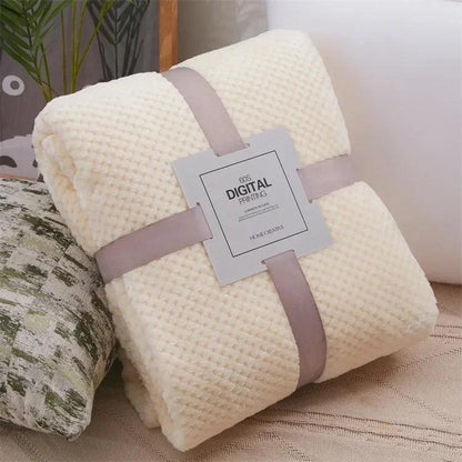 Cozy Coral Fleece Blanket