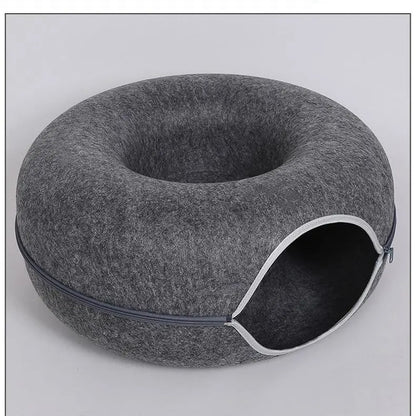 2-in-1 Cozy Cat Tunnel